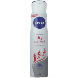 Nivea desodorante spray 250 ml. Dry comfort.