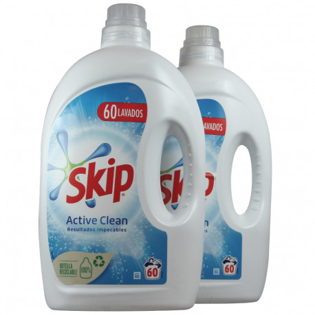 Skip detergent 60+60 dosE 2X3 l. Active Clean.