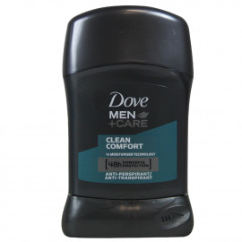 Dove stick deodorant 50 ml. Men clean comfort.