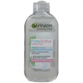 Garnier Skin Active tónico facial en gel 200 ml. Sensitive.