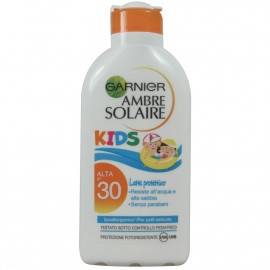 Garnier solar leche 200 ml. Niños protección 30.