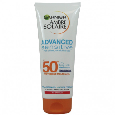 Garnier solar crema 200 ml. Sensible protección 50.