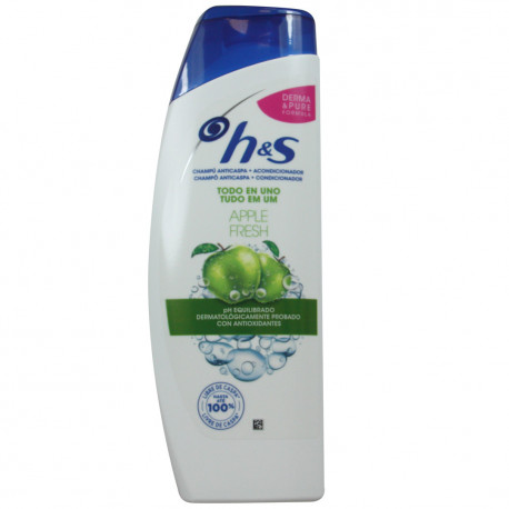 H&S anti-dandruff shampoo 360 ml. Apple fresh 2 en 1.