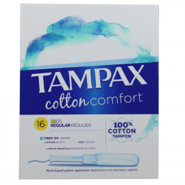Tampax cotton comfort 16 u. Regular.