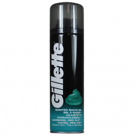 Gillette gel afeitar 200 ml. Piel sensible.