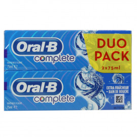Oral B dentífrico 2 X 75 ml. Complete.