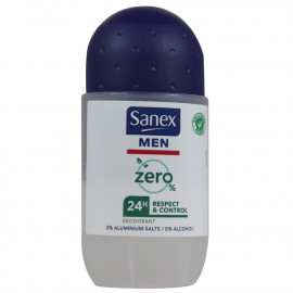 Sanex desodorante roll-on 50 ml. Men Zero Respect & Control.