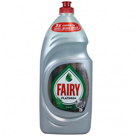 Fairy lavavajillas líquido 1015 ml. Platinum original.