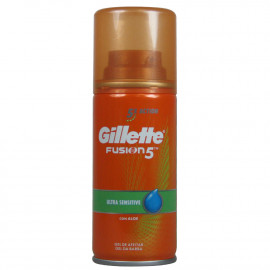 Gillette Fusion 5 gel de afeitar 75 ml. Ultra sensible aloe vera.