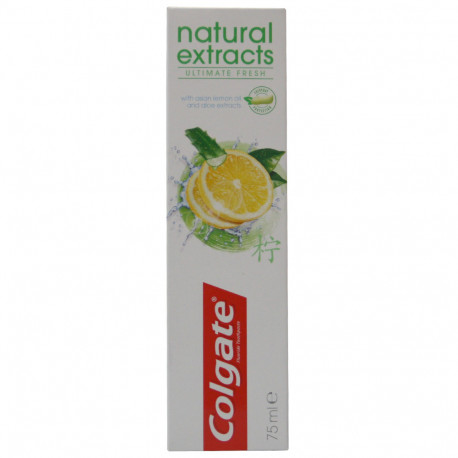 Colgate toothpaste 75 ml. Natural extract asian lemon.