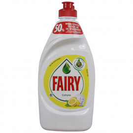 Fairy lavavajillas líquido 450 ml. Limón.