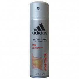 Adidas desodorante spray 200 ml. 72 horas adipower.