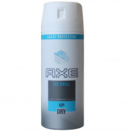 Axe desodorante spray 150 ml. Ice Chill anti-manchas.