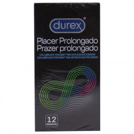 Durex preservativos 12 u. Placer prolongado.