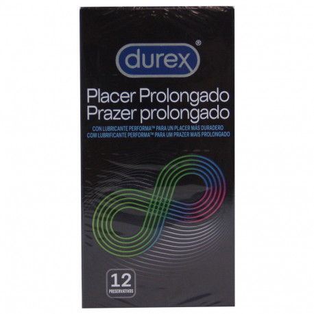 Durex condoms 12u. Prolonged pleasure.