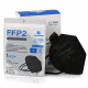 1 Mi store protective facial mask FFP2 1 u. Black minibox.