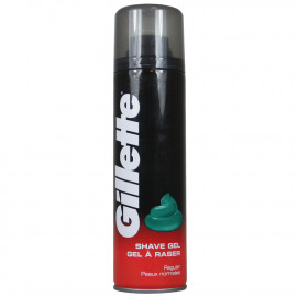 Gillette gel afeitar 200 ml. Regular pieles normales.