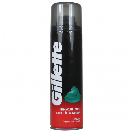Gillette gel afeitar 200 ml. Regular.