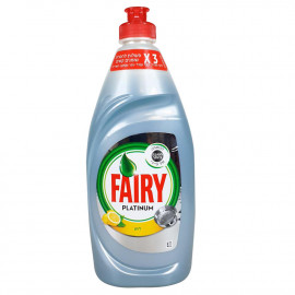 Fairy lavavajillas líquido 515 ml. Platinum limón.
