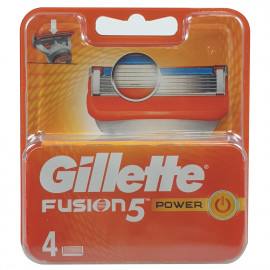 Gillette Fusion 5 power cuchillas 4 u.