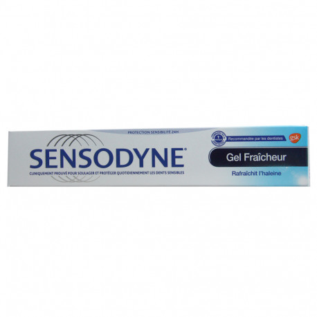 Sensodine dentífrico 75 ml. Gel frescor.