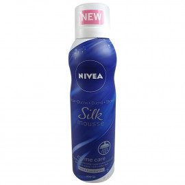 Nivea mousse espuma de baño spray 200 ml. Silk aceites esenciales.