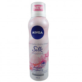 Nivea mousse espuma de baño spray 200 ml. Silk frambuesa.
