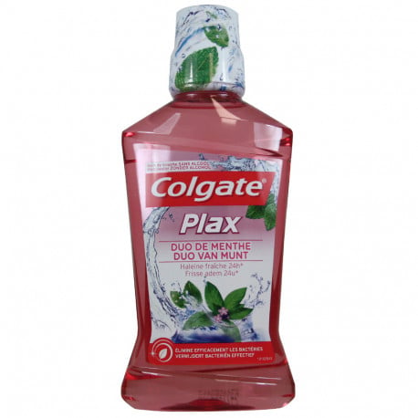 Colgate plax mouthwash 500 ml. Mint duo.