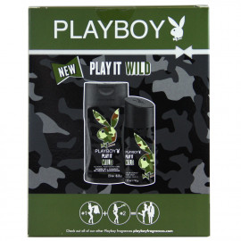 Playboy Play it wild pack deodorant & gel 150 ml. + 250 ml.