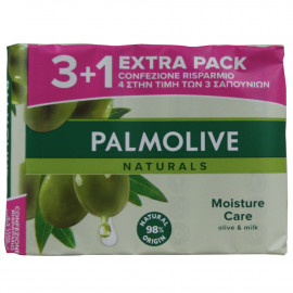 Palmolive pastilla de jabón 90 gr. 3+1.Oliva.