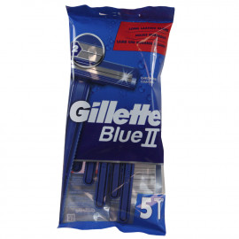 Gillette Blue II maquinilla 5 u.