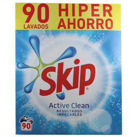 Skip powder detergent 90 dose case 5,4 kg. Active Clean.