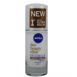 Nivea desodorante roll-on 40 ml. Beauty elixir deomilk.
