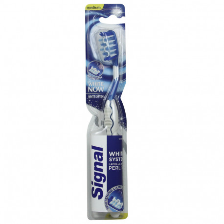 Signal toothpaste 1u. Lamella with perlite white sistem medium.