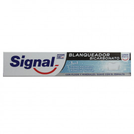 Signal pasta de dientes 75 ml. Bicarbonato blanqueador.