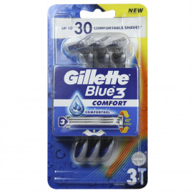 Gillette Blue 3 razor 3 u.
