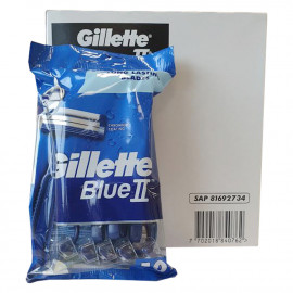 Gillette Blue II maquinilla de afeitar 10 u. 2 hojas. Minibox.