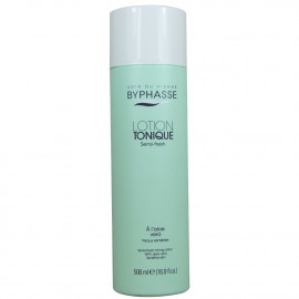 Byphasse facial tonique 500 ml. Sensi-fresh aloe vera sensitive skin.