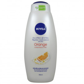 Nivea shower gel 750 ml. Care & orange.