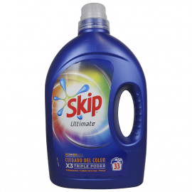 Skip detergente líquido 33 dosis 1,65 l. Ultimate cuidado del color.