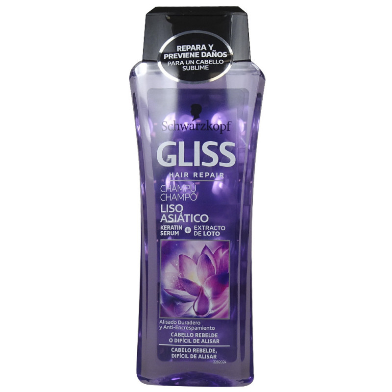 Gliss shampoo 250 ml. Smooth effect for unruly hair. - Tarraco Import Export