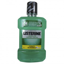 Listerine antiséptico bucal 1l. Protección dientes y encías menta fresca.
