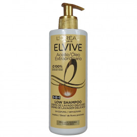 L'Oréal Elvive champú 400 ml. Crema de lavado sin espuma 3 en 1.