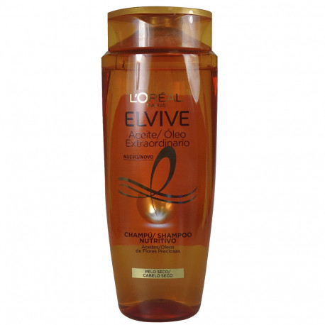 L'Oréal Elvive champú 700 ml. Aceite Extraordinario Nutritivo.