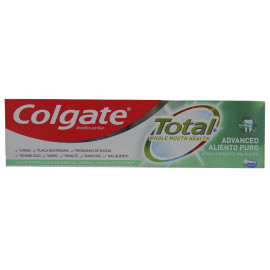 Colgate pasta de dientes 75 ml Total aliento puro.
