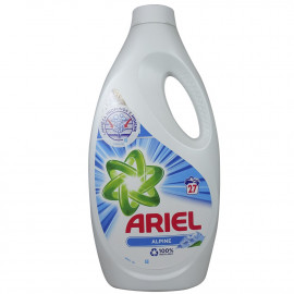 Ariel detergente líquido27 dosis Compact Alpine.