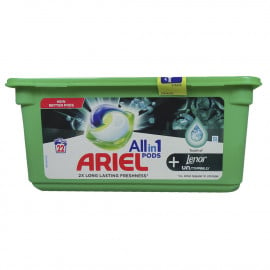 Ariel detergent in tabs all in one 22 u. Touch of Lenor.