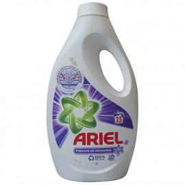 Ariel detergente gel 25 dosis. 1,375 ml. Frescor primavera.