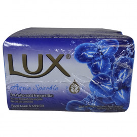 Lux pastilla de jabón 3X80 gr. Aqua sparkle.