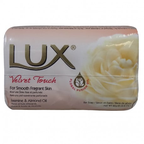 Lux bar soap 3X80 gr. Jazmine and almond oil.
